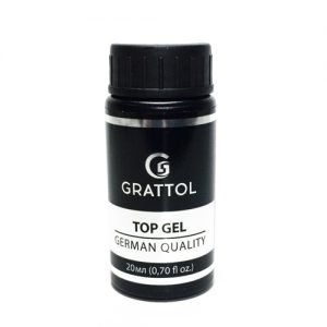 Топ без липкого слоя Grattol No Wipe Top Gel Mirror 20 мл - Арт. GTNWT20