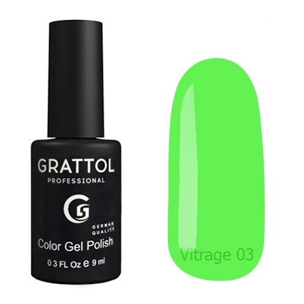 Гель-лак Grattol Color Gel Polish Vitrage 03 - Арт. GTVR03