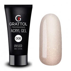 Grattol Acryl Gel 08 с шиммером - Арт. GTAG08